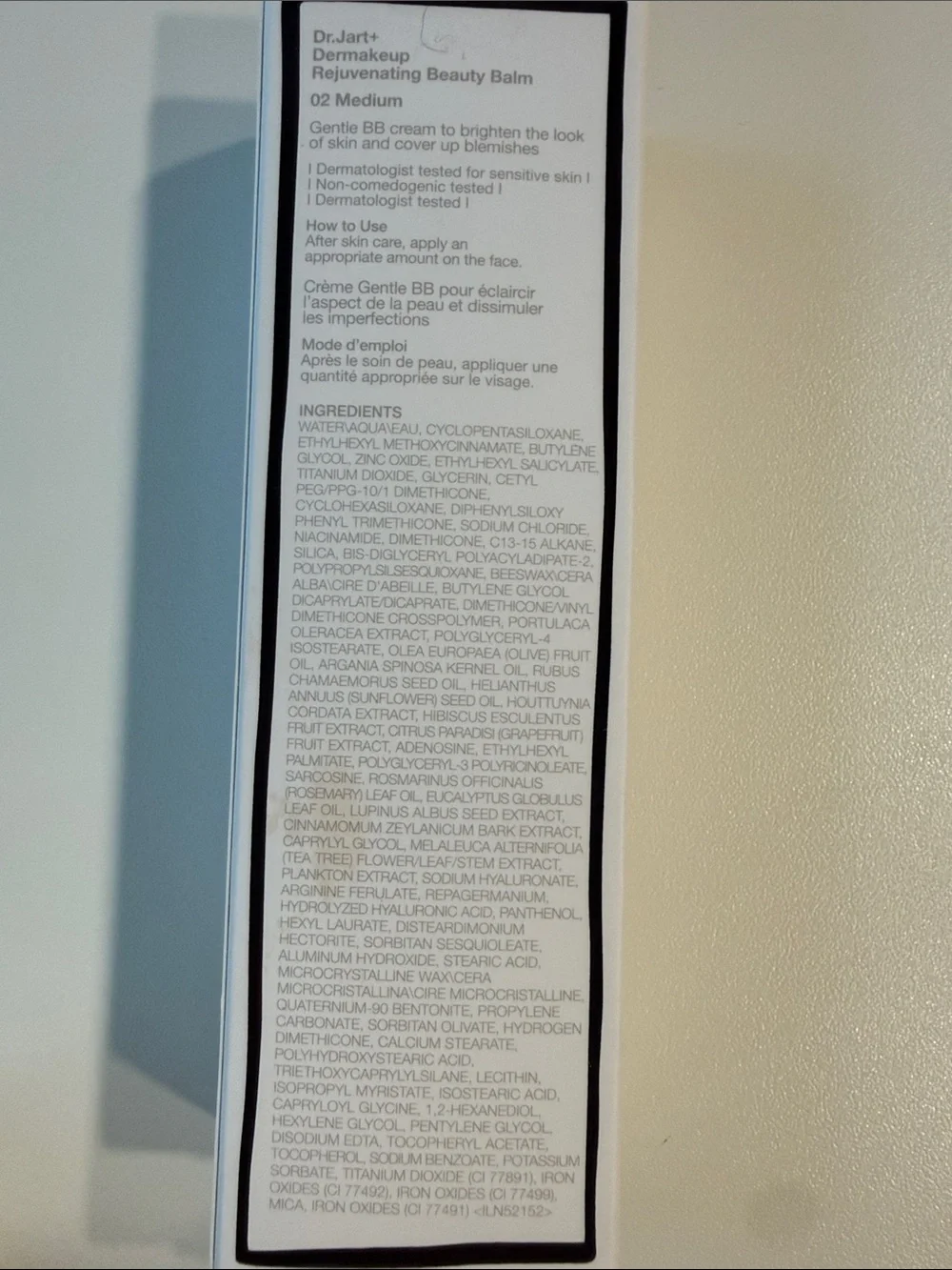 Dr. Jart+ BB Rejuvenating Cream - White with Silver Label
